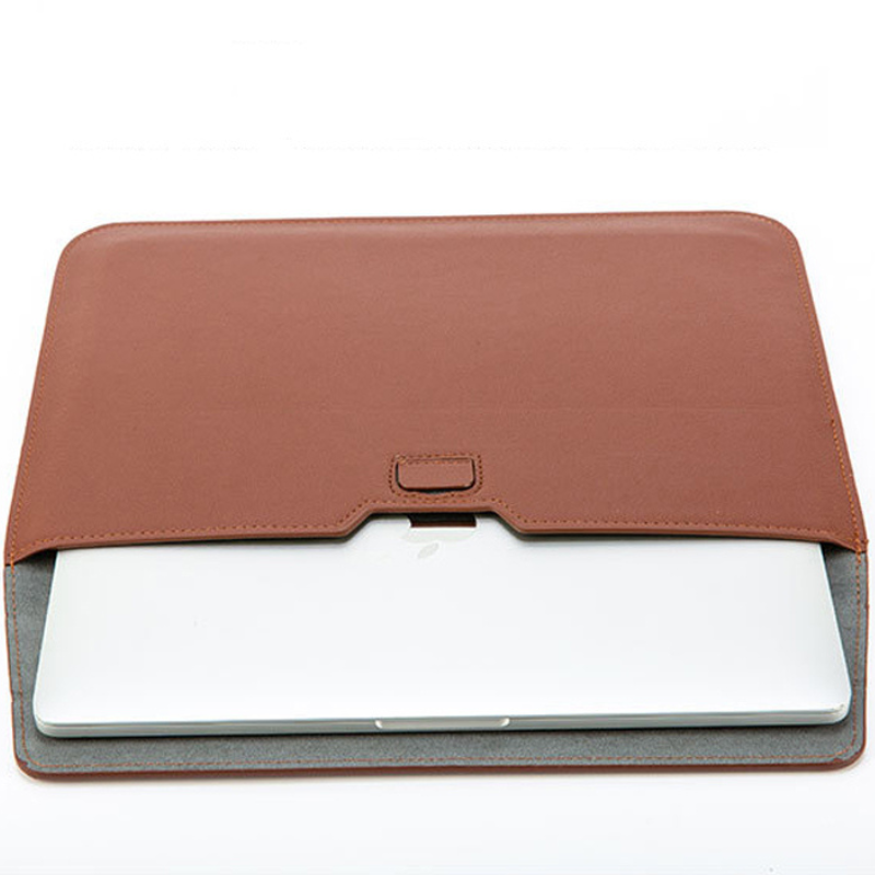 Slim Leather Laptop Sleeve