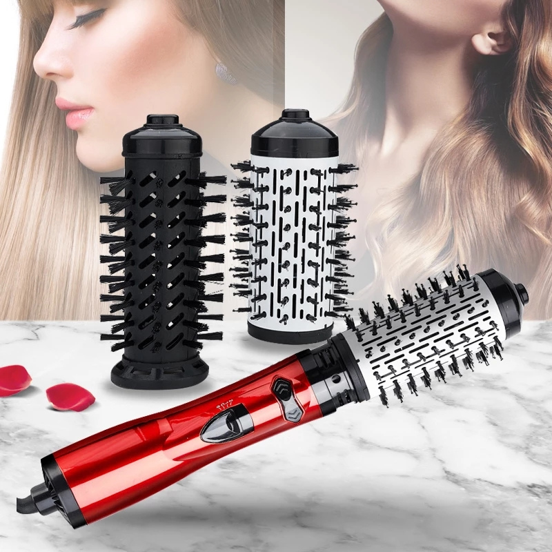 Rotating Hair Curler Straightener