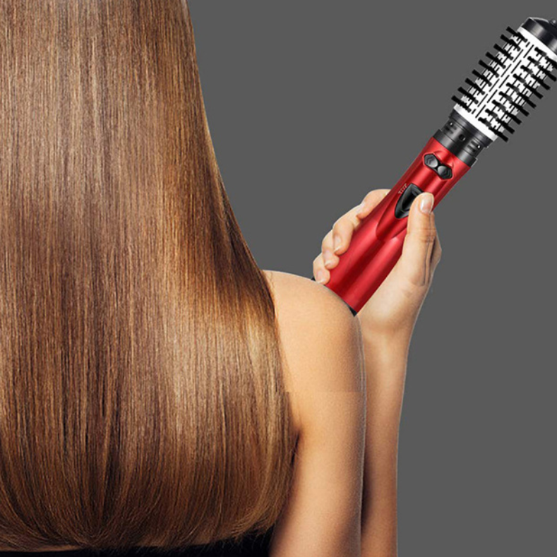 Rotating Hair Curler Straightener