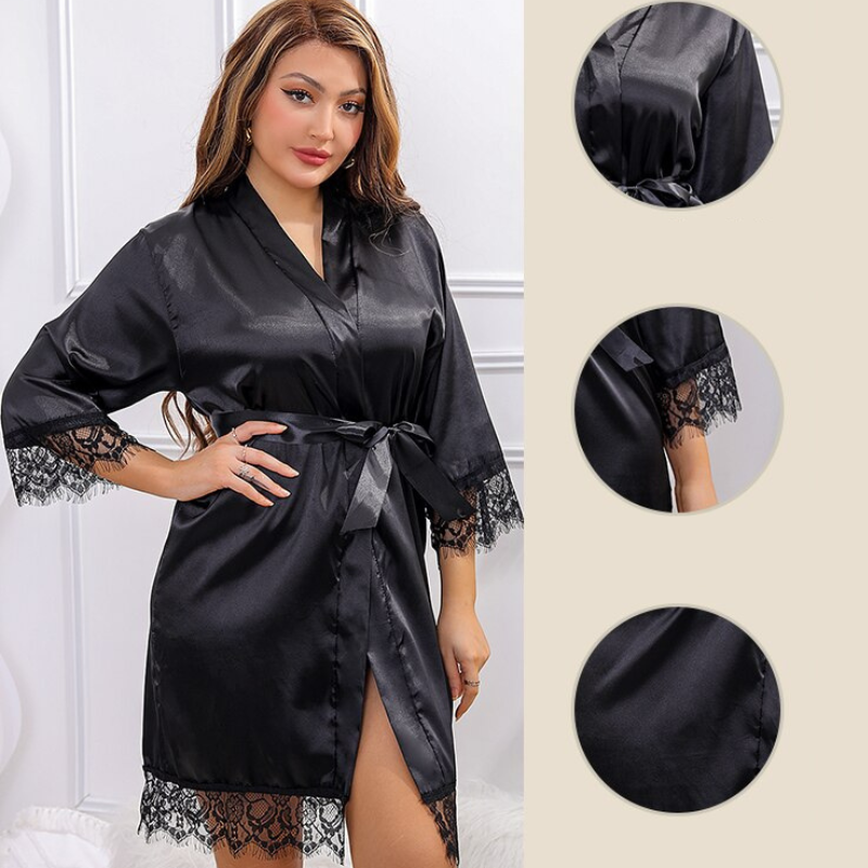 Women's Elegant Silk Robe