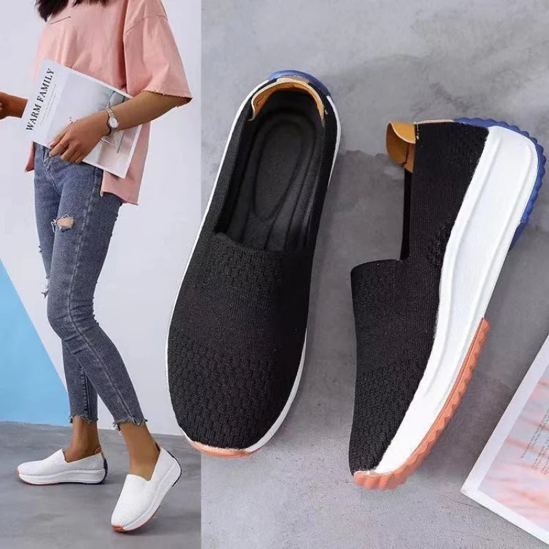 Orthocomfort - Wide women slip-on loafers