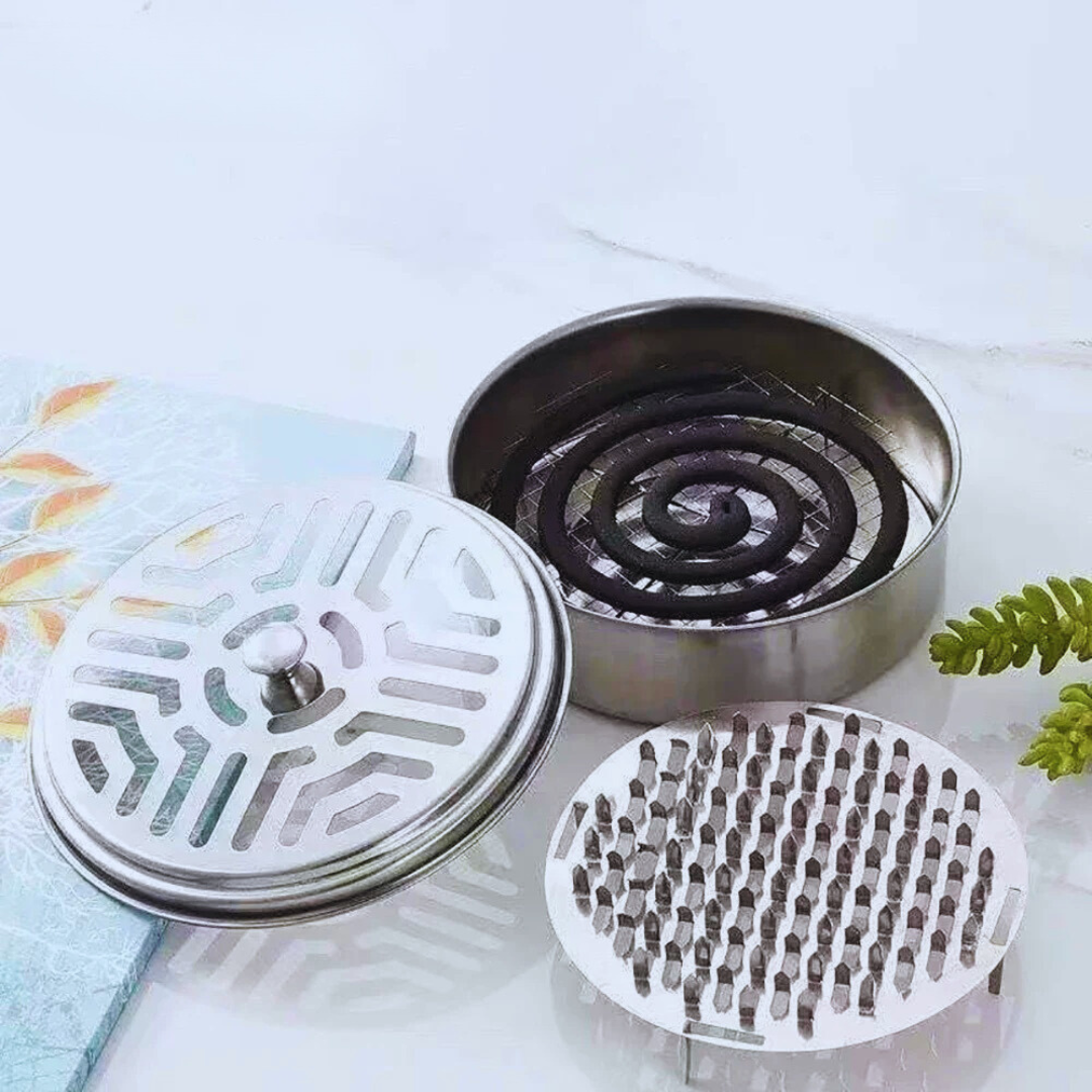 Mosquito Coil Holder With Cover