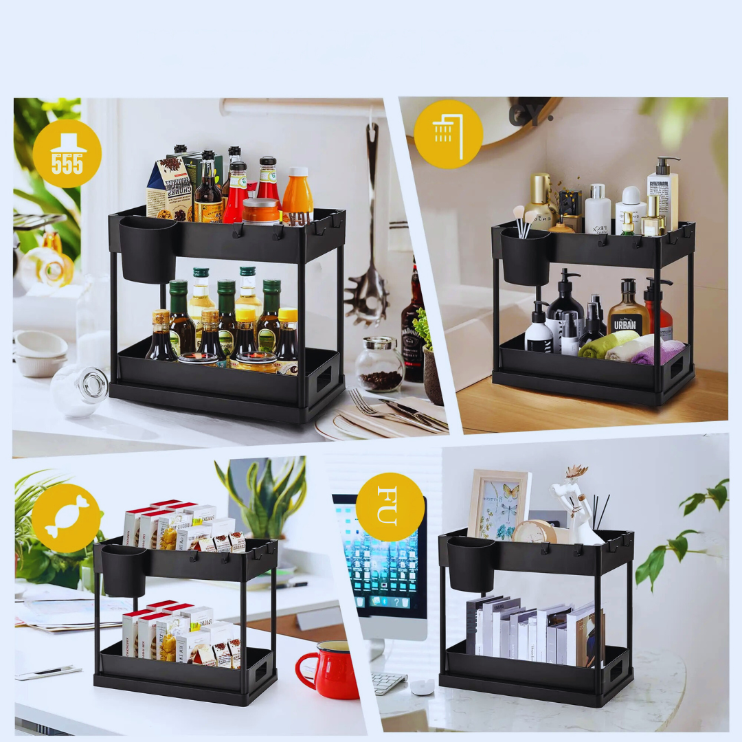 Under Sink Organizer & Storage Rack