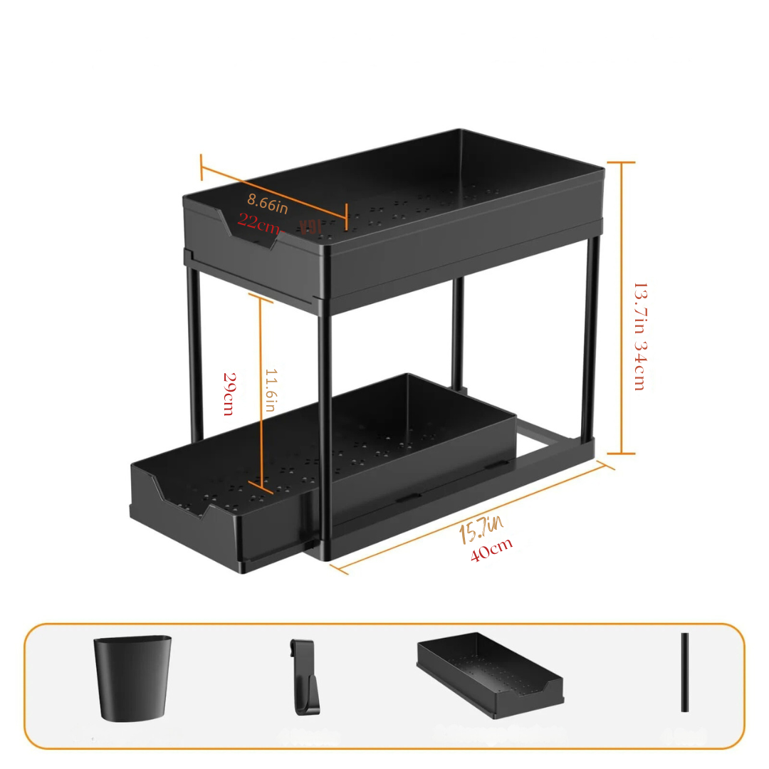 Under Sink Organizer & Storage Rack