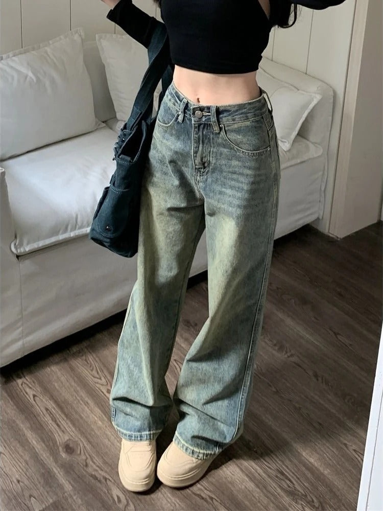 Women's Wide Leg Baggy Jeans