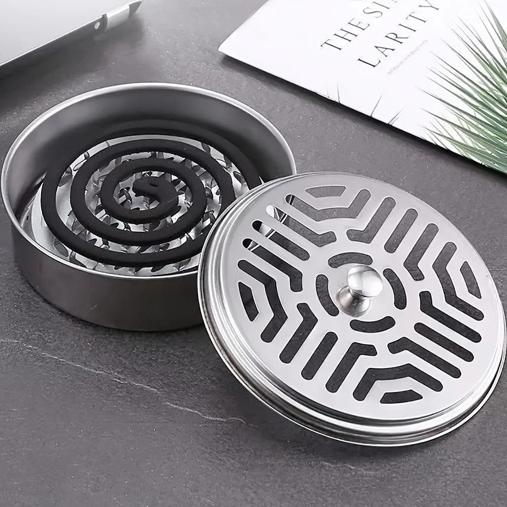 Mosquito Coil Holder With Cover