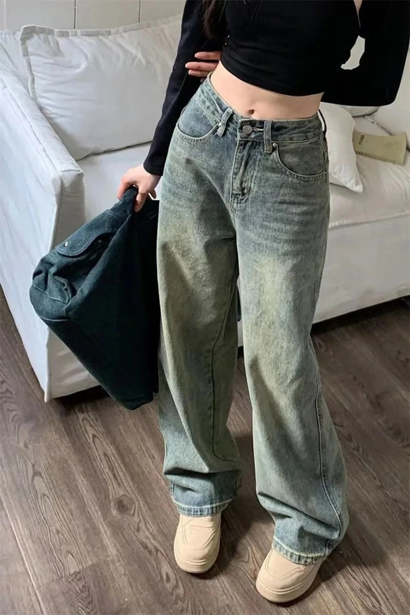 Women's Wide Leg Baggy Jeans