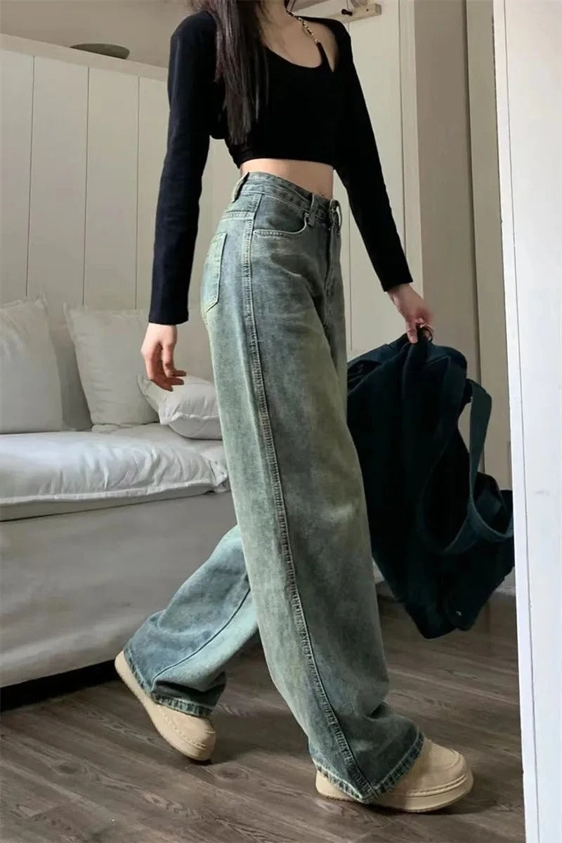 Women's Wide Leg Baggy Jeans