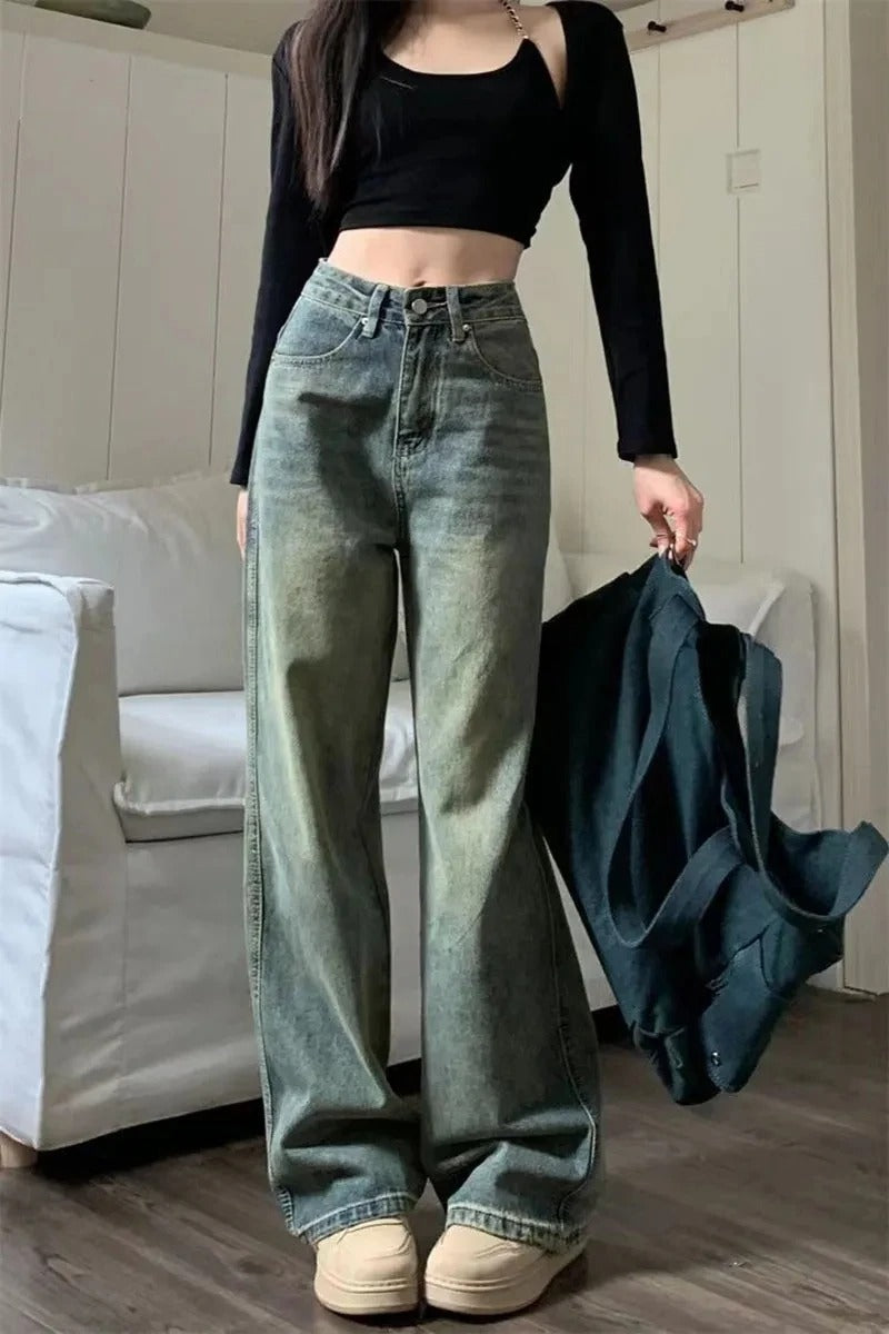 Women's Wide Leg Baggy Jeans