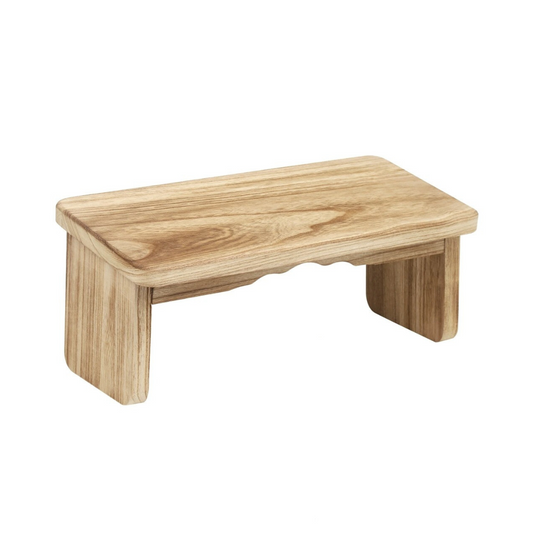 Ergonomic Wooden Meditation Bench