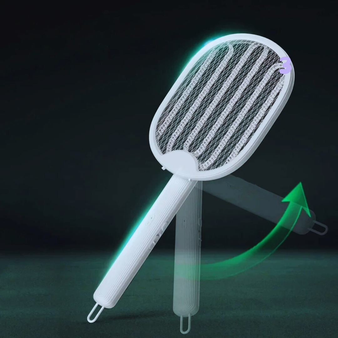 4-in-1 Foldable Electric Mosquito Racket