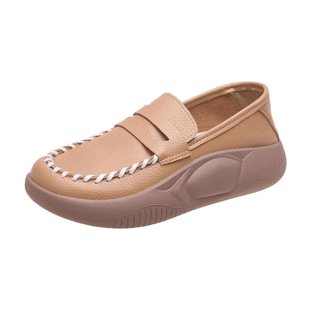 Women's Soft Soled Cowhide Loafers