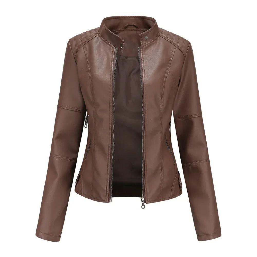 Olivia | Women's Faux Leather Jacket